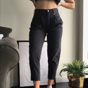 Vintage black mom jeans